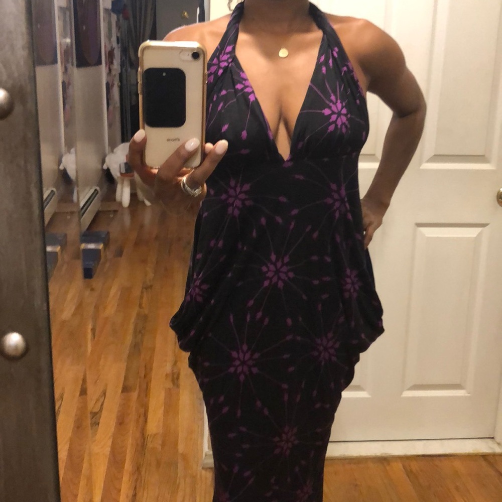 Mara Hoffman silk jersey maxi dress